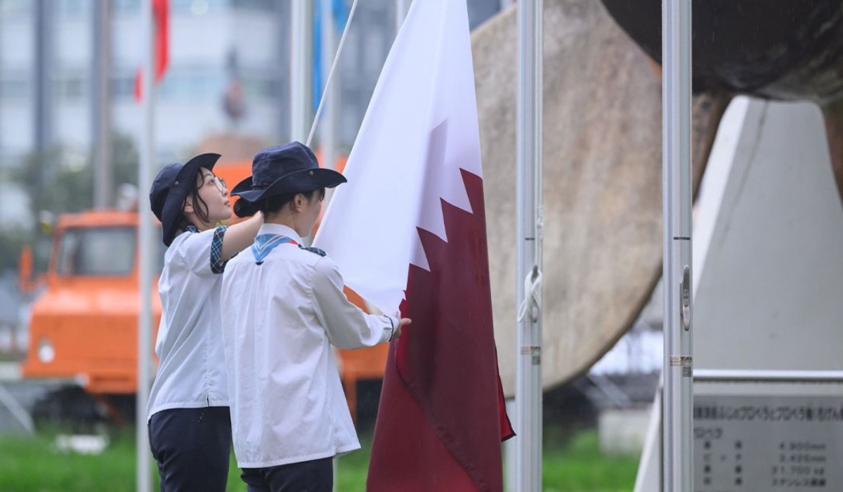 Qatar Team Stage Flag-Hoisting Extravaganza Ahead of Aichi-Nagoya 2026 Games